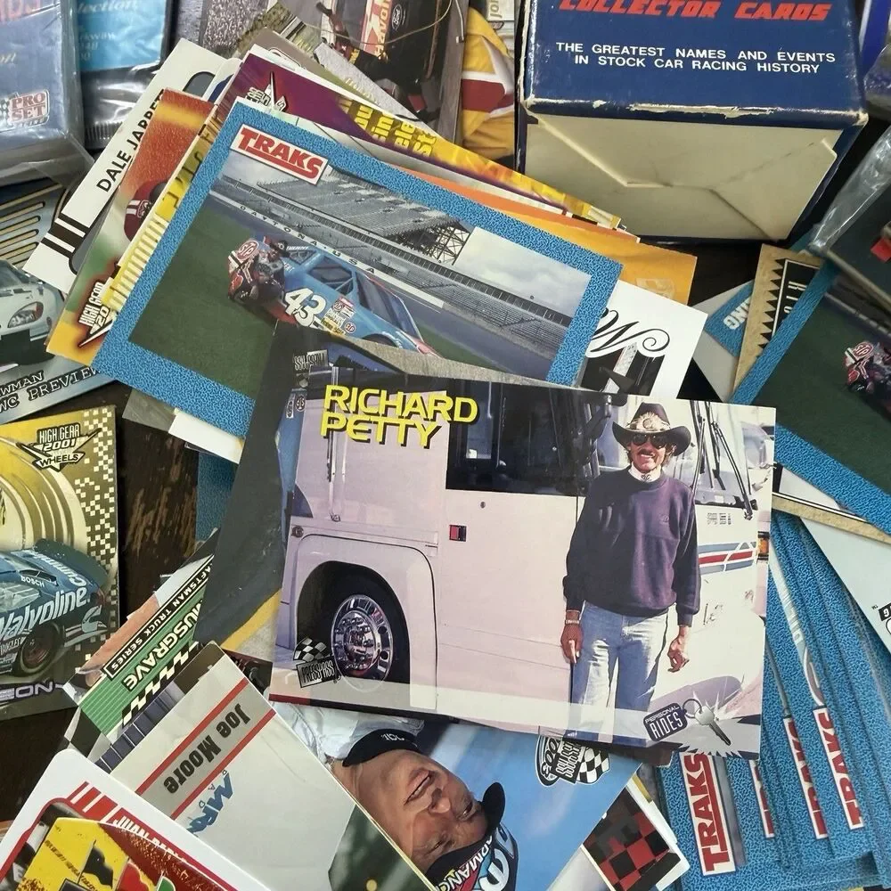400 Vintage NASCAR Cards Lot Richard Petty Dale Jarrett Rusty Wallace Kenseth